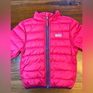 REI Girls Size 2T Reversible Puffer Jacket